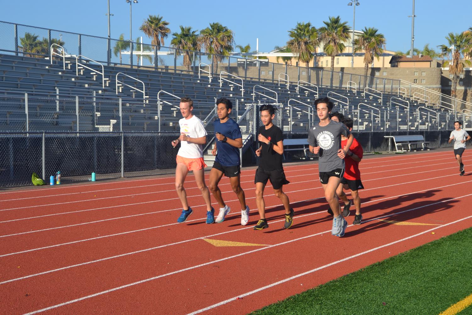 Cottingham, Lara, Ho, and Leroy continue to set the pace. Photo by Matthew Flores