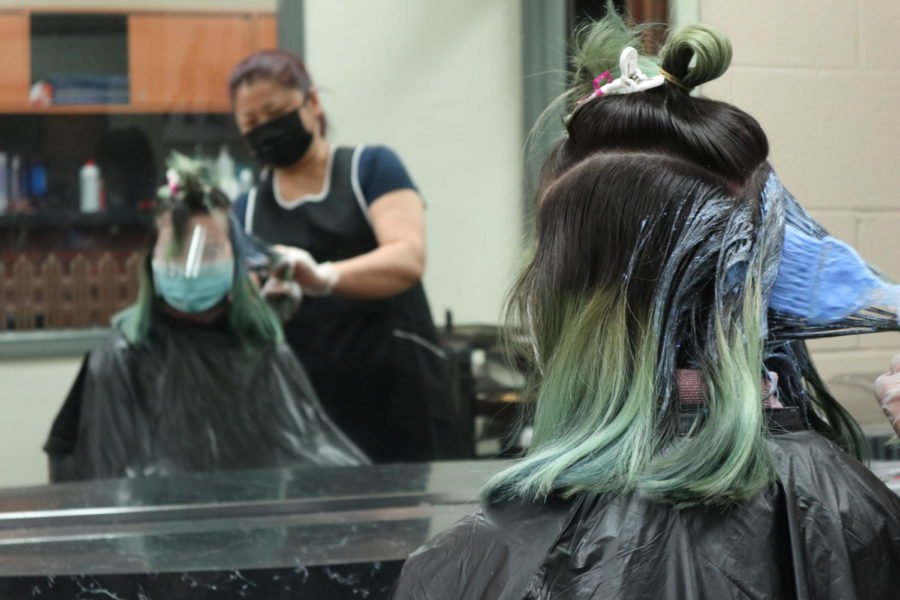 Students experiment with colorful hair changes, develop stronger sense of self