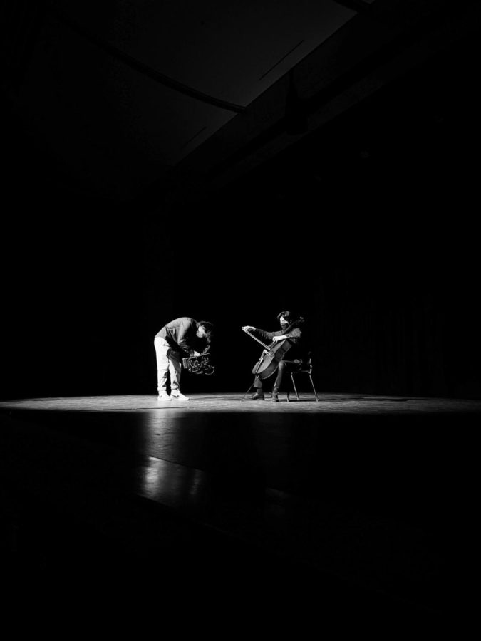 Justin Wu (12) performs his cello setlist for the Interntional Tchaikovsky competition. Over the summer he practiced upwards of five hours daily.