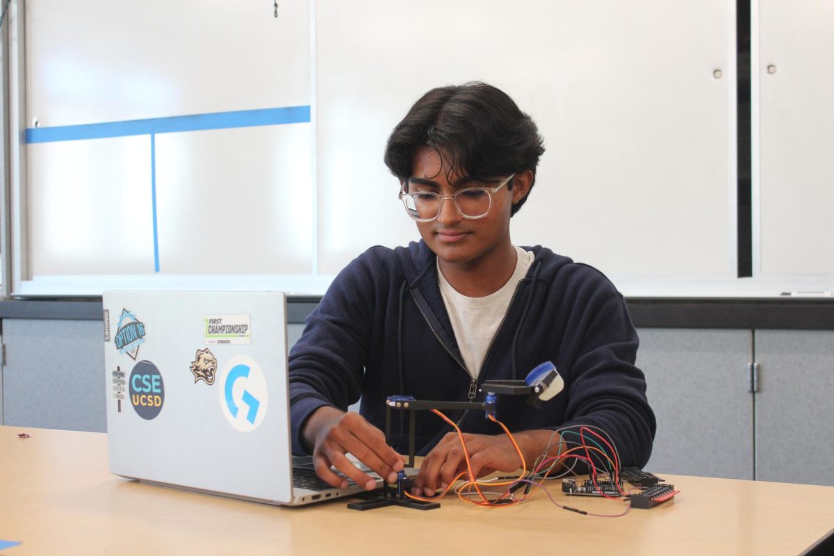 Shah builds voice-controlled arm at alumni-run camp, learns CAD and ML
