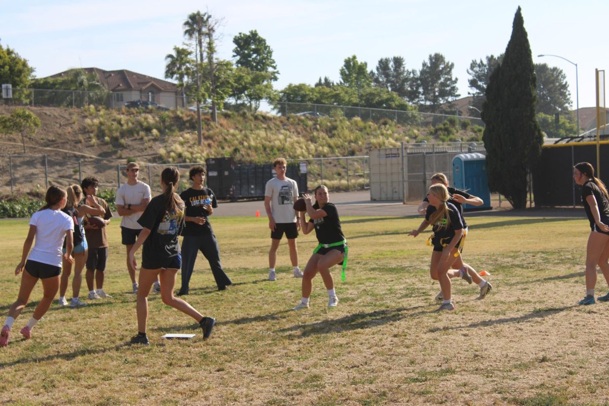 Students team up for the annual Powderpuff game